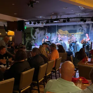 Commodore Grille Dining Room and Stage