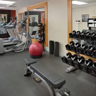 Stay fit while you are here at the Homewood, with our 24-hour fitness center!