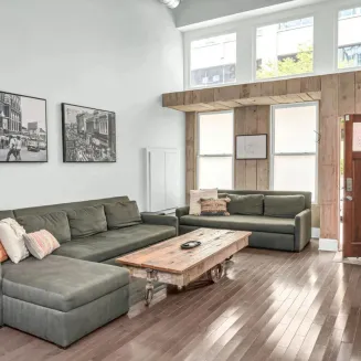 Our Bettye A Loft is a 3 bedroom, 3 bathroom property in the heart of downtown Nashville