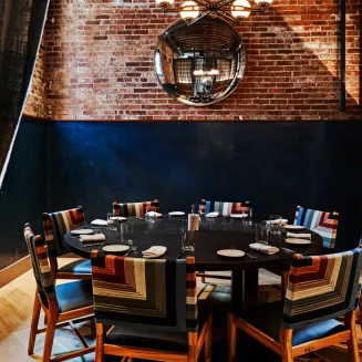 The Captains Private Dining Room can accommodate up to 10 guests. A food and beverage minimum does apply.