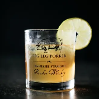 Made with Peg Leg Porker Straight Tennessee Bourbon Whiskey