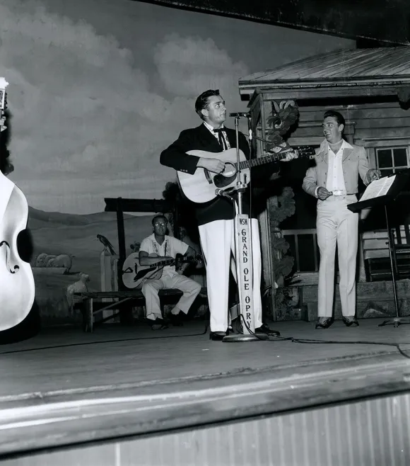 Johnny Cash's Grand Ole Opry debut at Ryman Auditorium