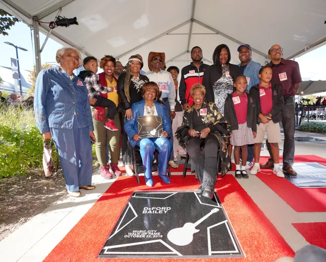 DeFord Bailey star on Music City Walk of Fame
