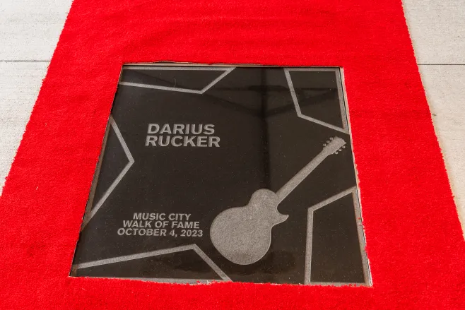 Darius Rucker Music City Walk of Fame Induction