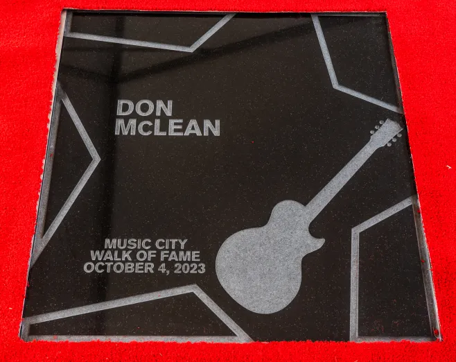 Don McLean Music City Walk of Fame Induction