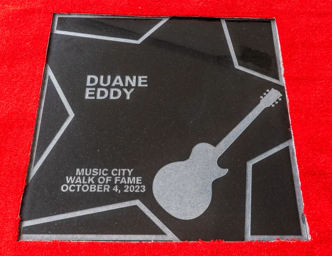 Duane Eddy Music City Walk of Fame Induction