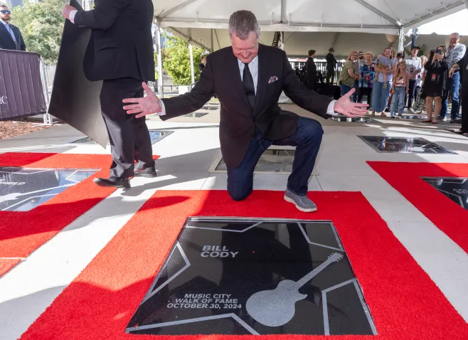 Bill Cody Music City Walk of Fame Induction October 2024