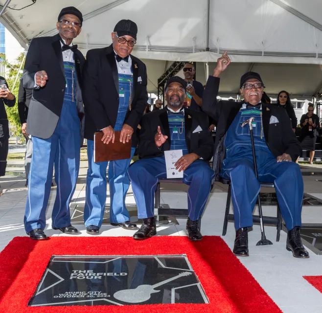 The Fairfield Four Music City Walk of Fame Induction