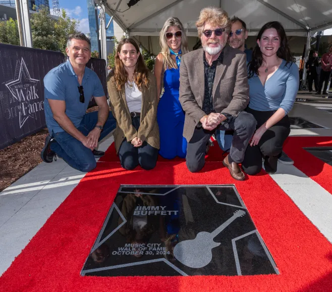 Jimmy Buffett Music City Walk of Fame Induction