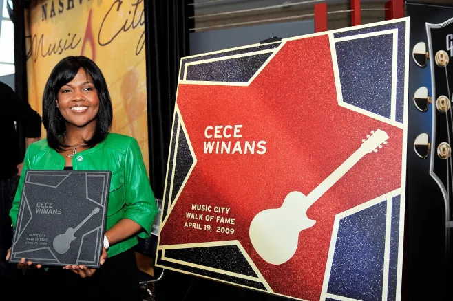 CeCe Winans at Music City Walk of Fame