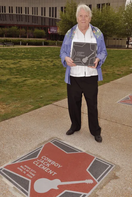 Cowboy Jack Clement Music City Walk of Fame