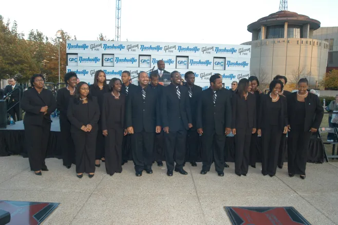 Fisk Jubilee Singers at Music City Walk of Fame