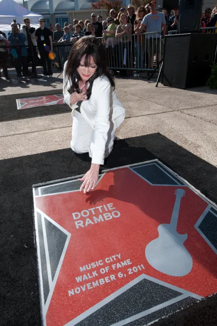 Dottie Rambo star on the Music City Walk of Fame