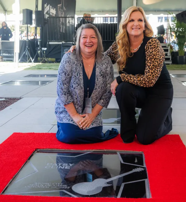 Patsy Cline's guests at the Music City Walk of Fame