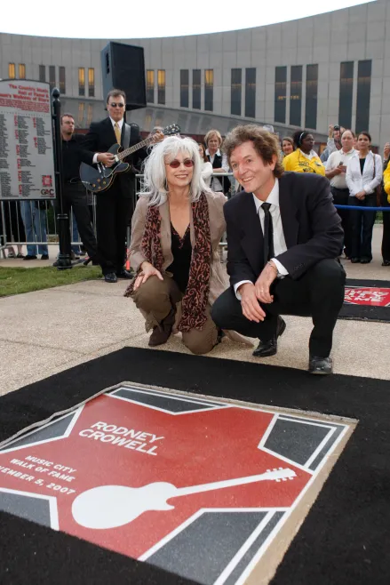 Rodney Crowell at the Music City Walk of Fame