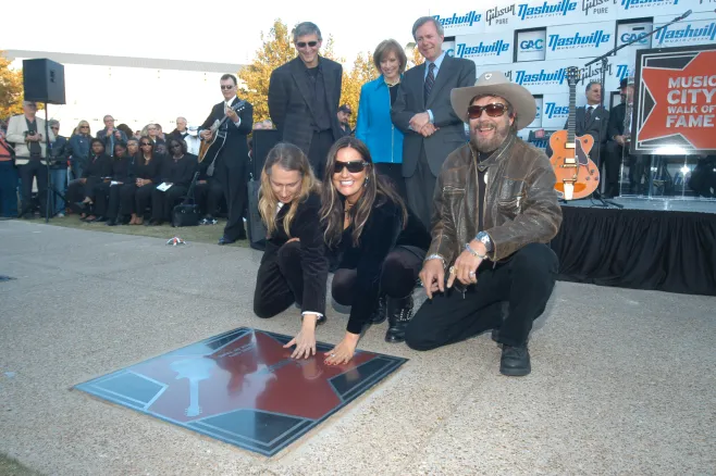 Roy Orbison with star on Music City Walk of Fame