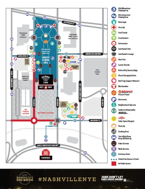 New Year's Eve Map 2025