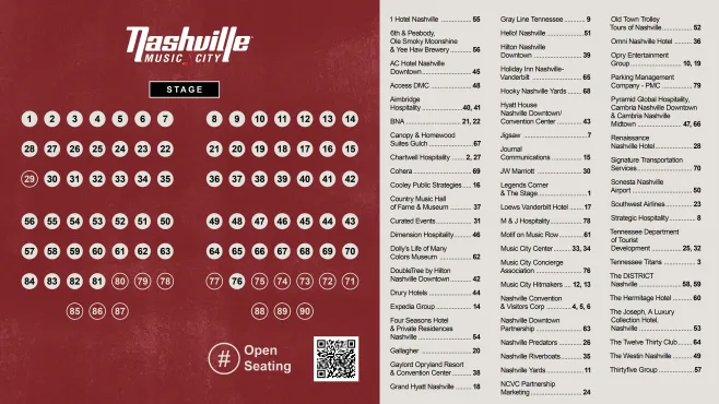 2026 Hospitality Luncheon Floor Plan