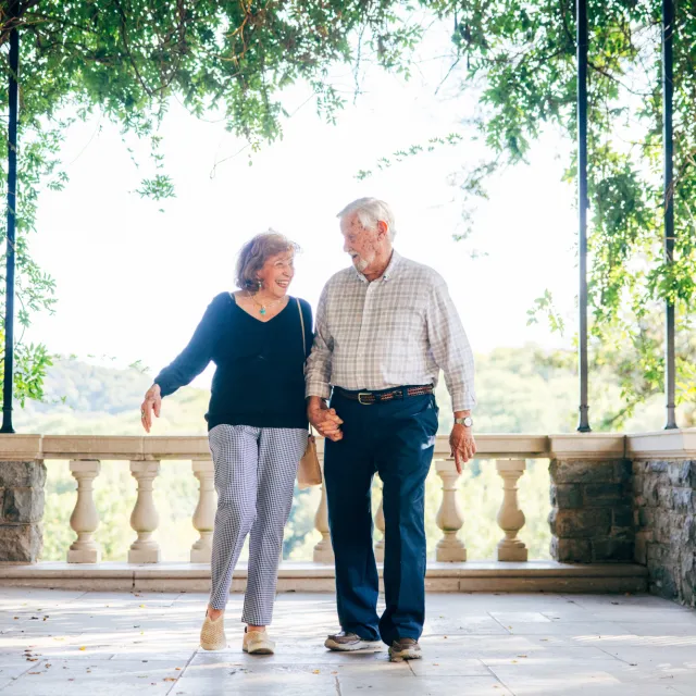 Older couple at Cheekwood