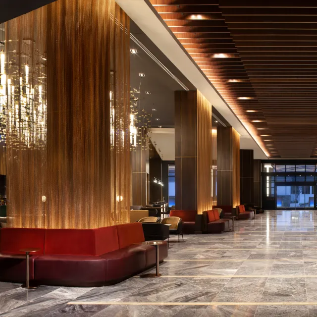 Grand Hyatt hotel lobby