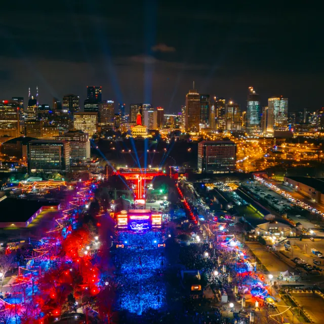 NYE Aerial View