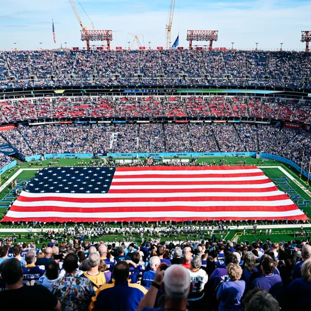 Titans Military Salute at Nissan Stadium