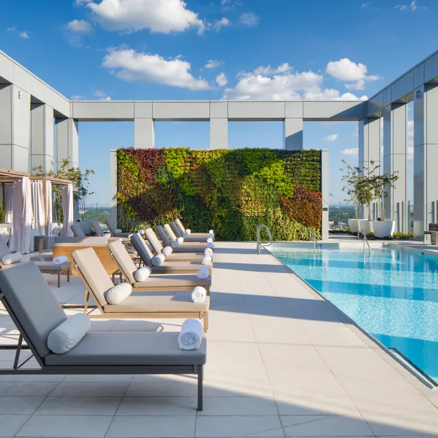 The Joseph rooftop pool