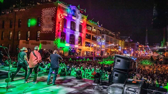 Musicians perform at July 4th in Nashville