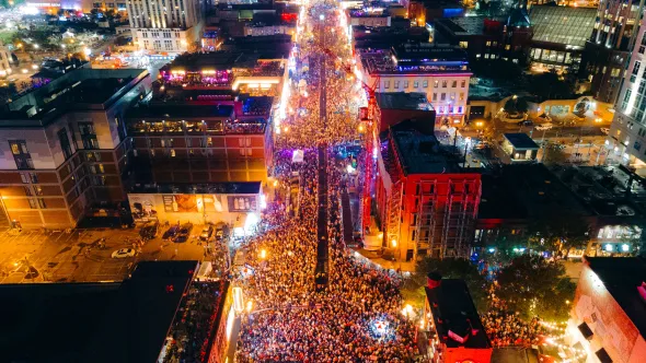 July 4th Aerial View