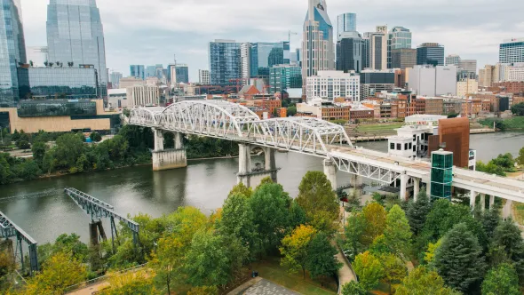 Downtown Nashville skyline