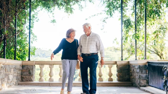 Older couple at Cheekwood