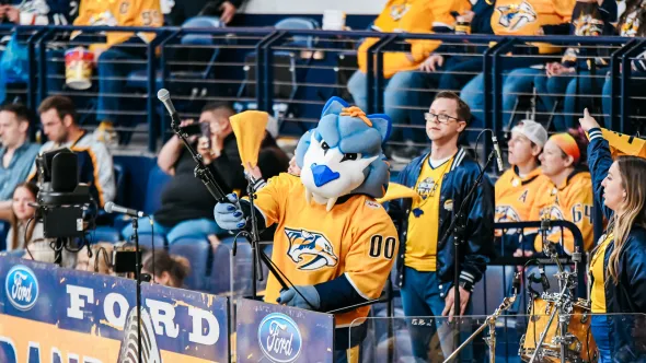 Predators Gnash Mascot