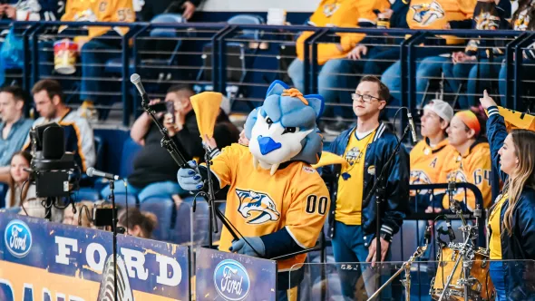 Predators Gnash Mascot