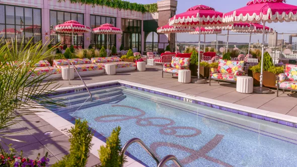 The Graduate rooftop pool