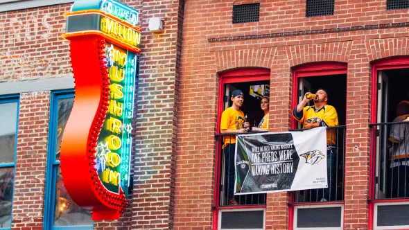 Mellow Mushroom Predators Game Day