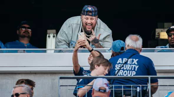Jelly Roll at NFL Game