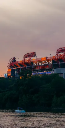 Nissan Stadium Sunset