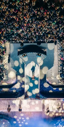 New Year's Eve stage