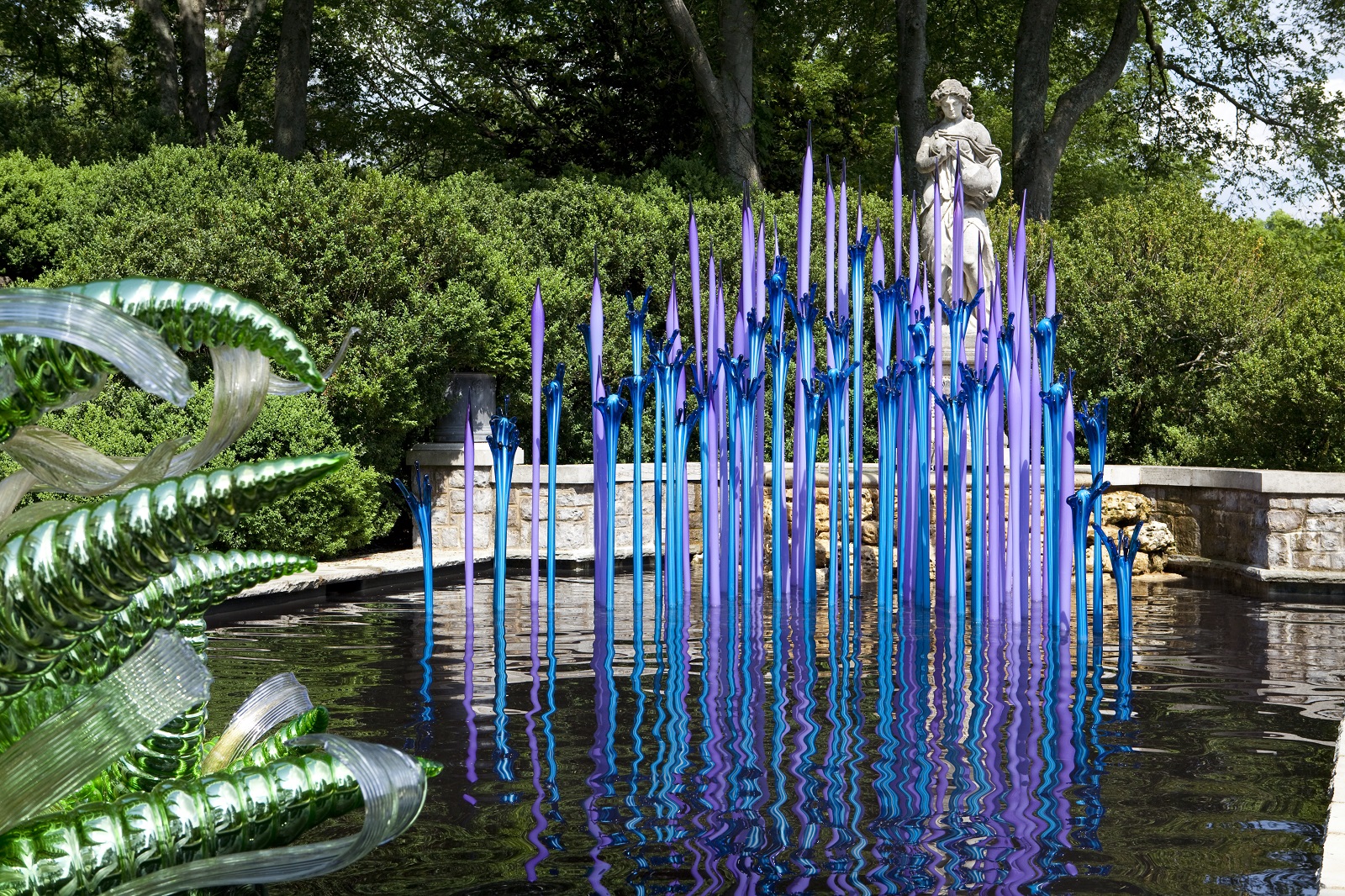  Blue Fiddleheads and Neodymium Reeds, 2010  Cheekwood Botanical Garden and Museum of Art, Nashville
