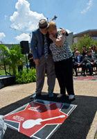 Ann Babbitt and Presenter Dave Pomeroy