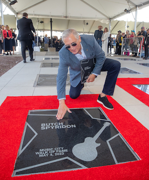 Butch Spyridon at his Walk of Fame Start