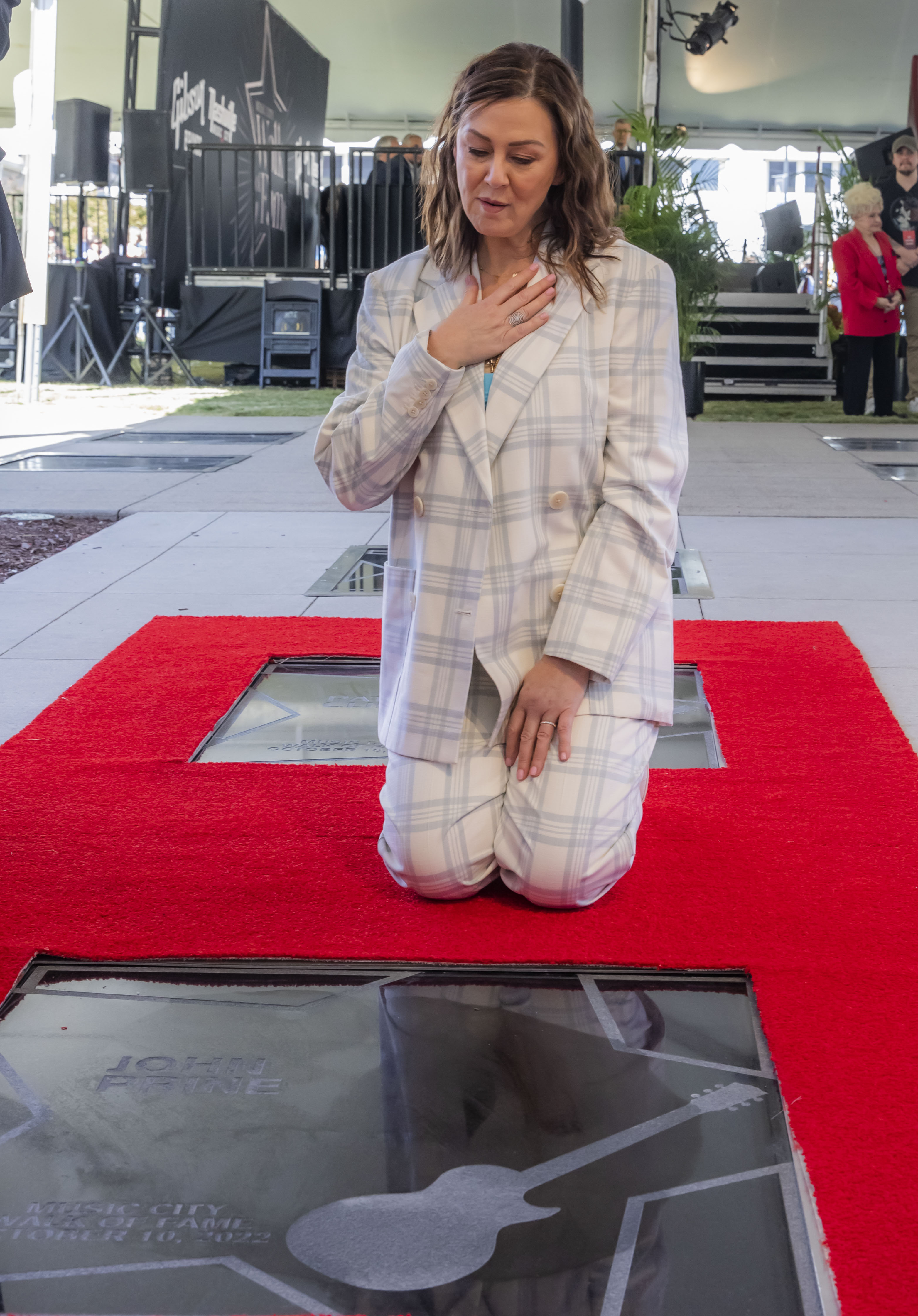Fiona Prine at John Prine's Star