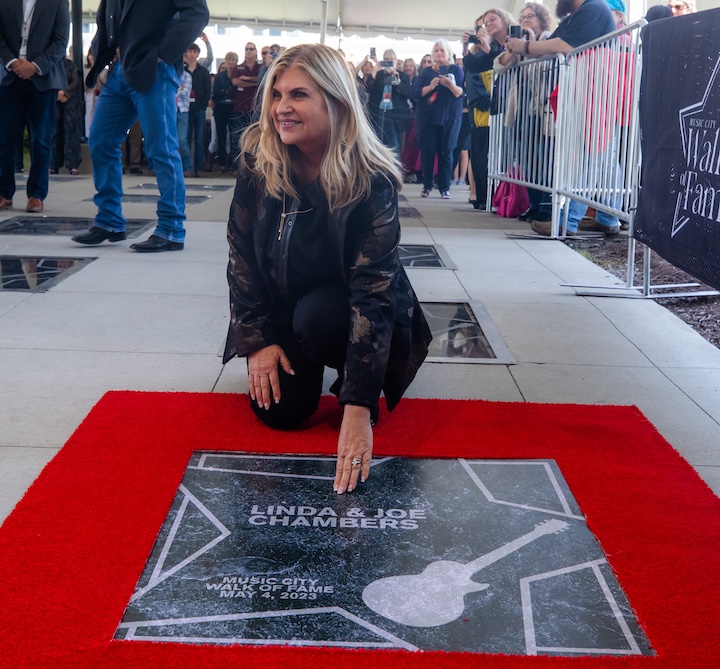 Linda Chambers at Walk of Fame star