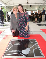 Jeannie Seely and Sally Williams at Lula C. Naff's Star