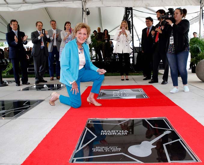 Martha Ingram | Nashville Walk of Fame | VisitMusicCity.com